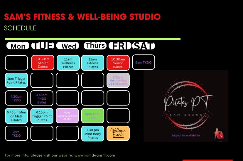 Sam Deans Fitness 2026<br />
